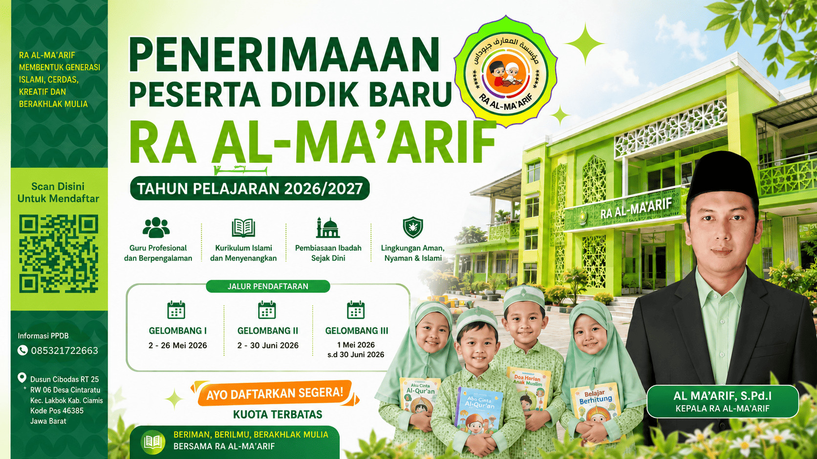 Penerimaan Peserta Didik Baru RA Al-Ma'arif